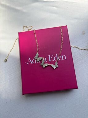 Adina Eden Gold Butterfly Necklace